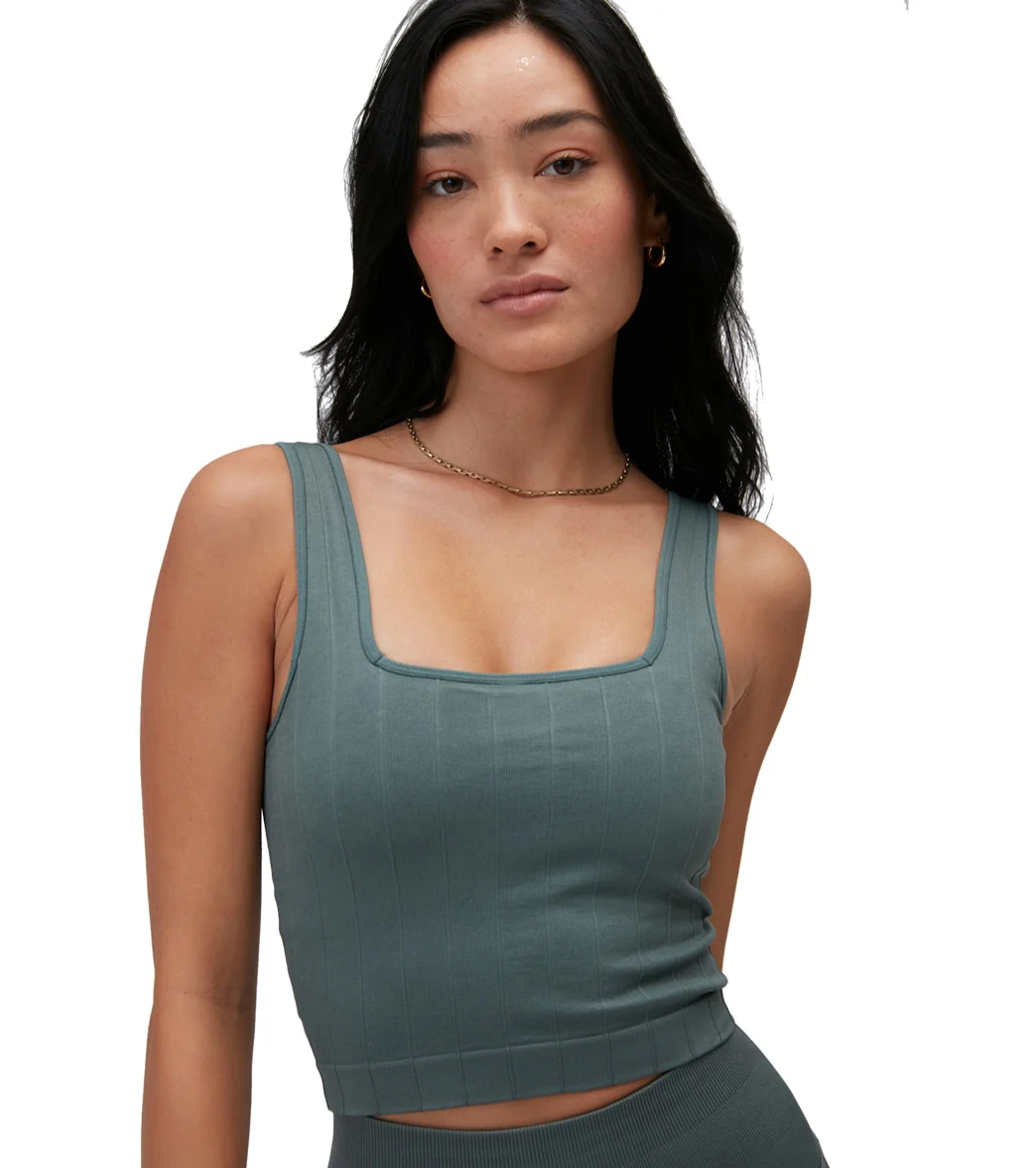 Spiritual Gangster Amara Wide Rib Seamless Tank
