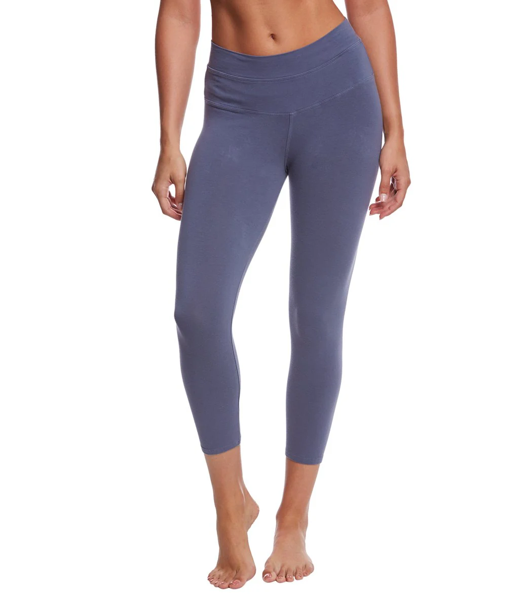 Hard Tail High Rise Cotton Yoga Capris