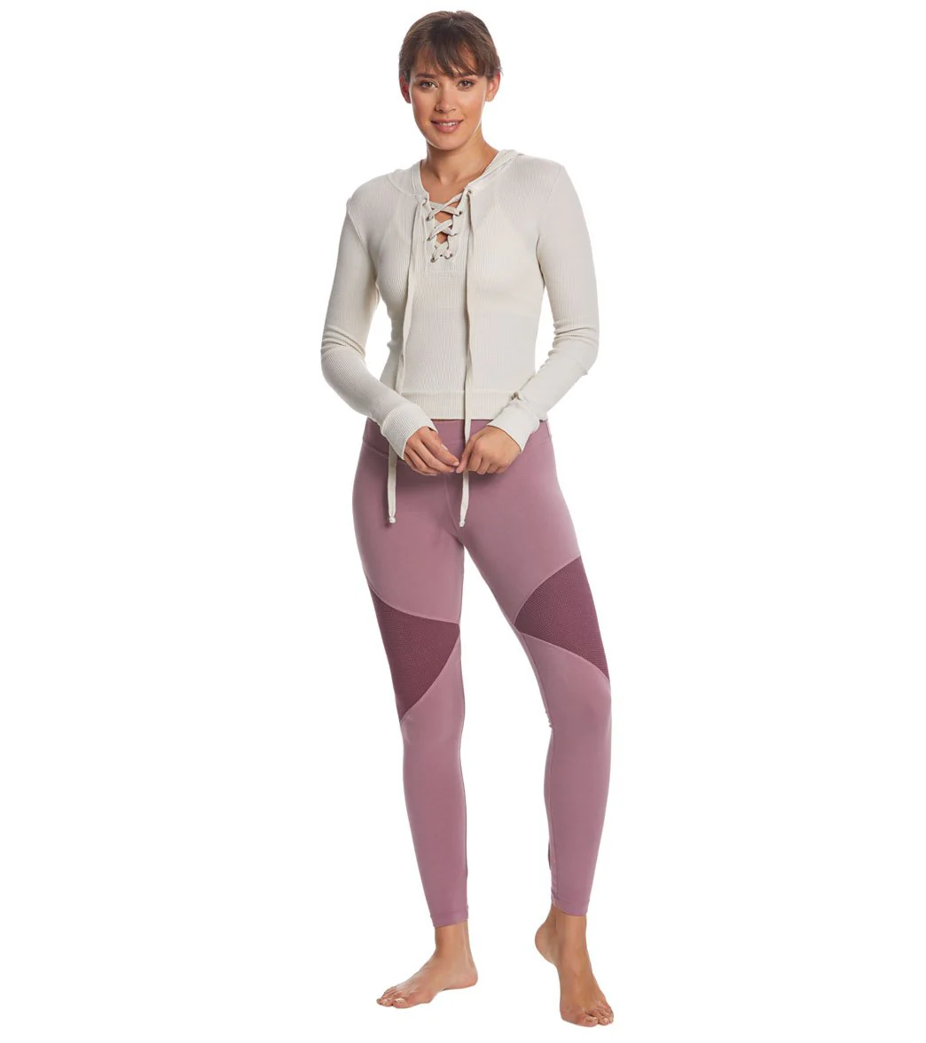 Hard Tail Crop Laced After Yoga Hoodie