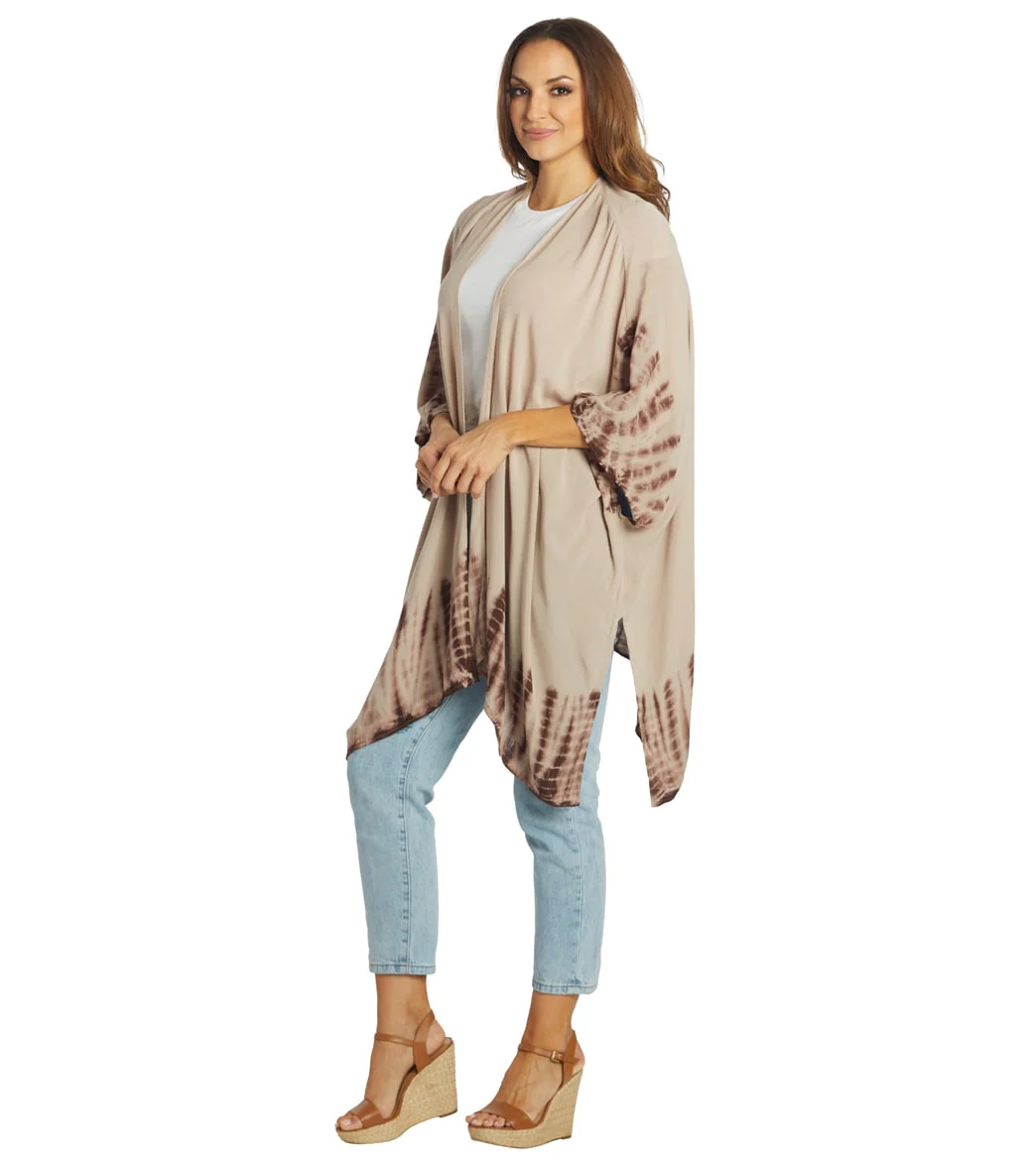Yak & Yeti Boho Ombre Tie Dye Kimono Wrap