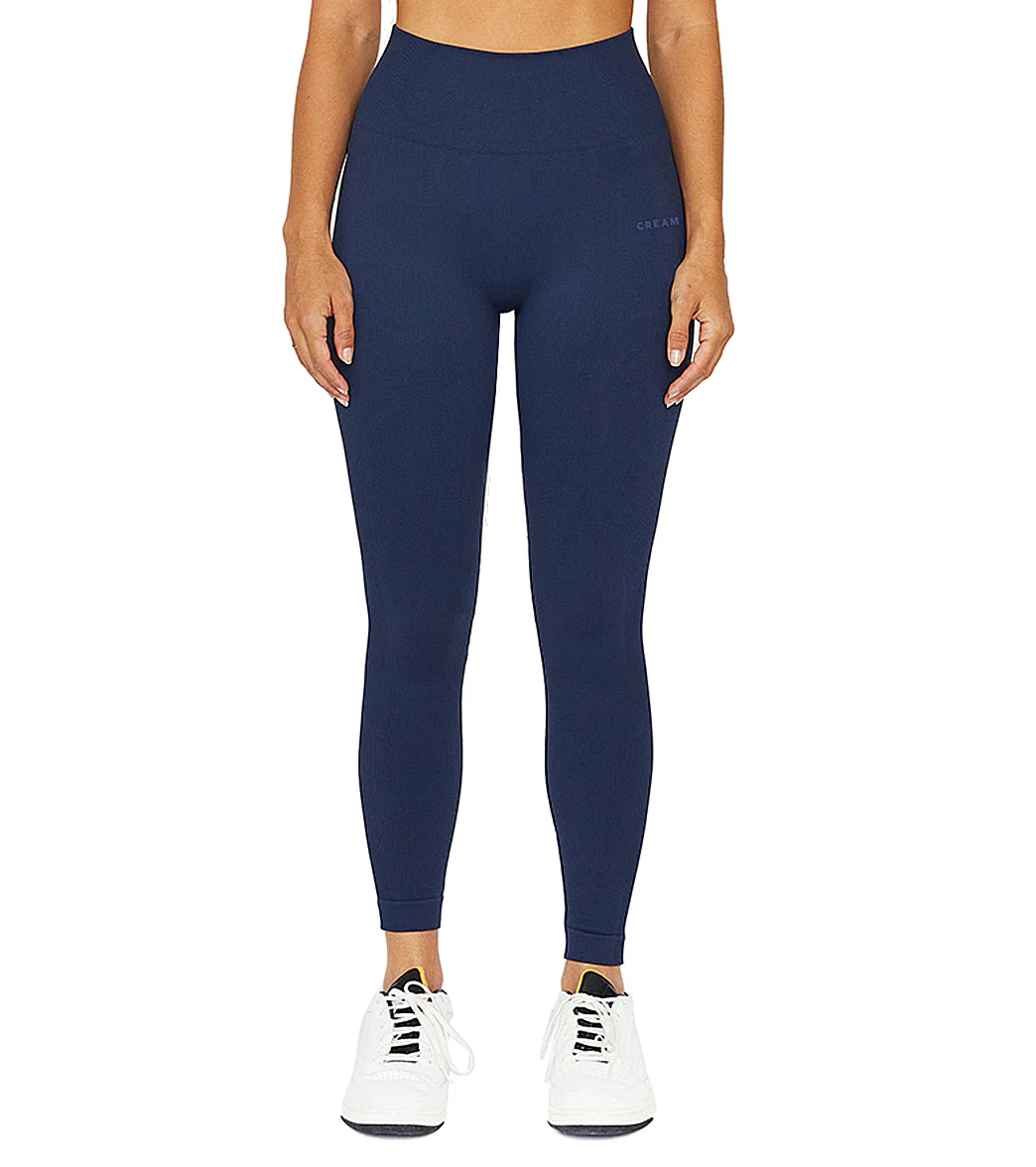 Cream Yoga Haylee Seamless Legging