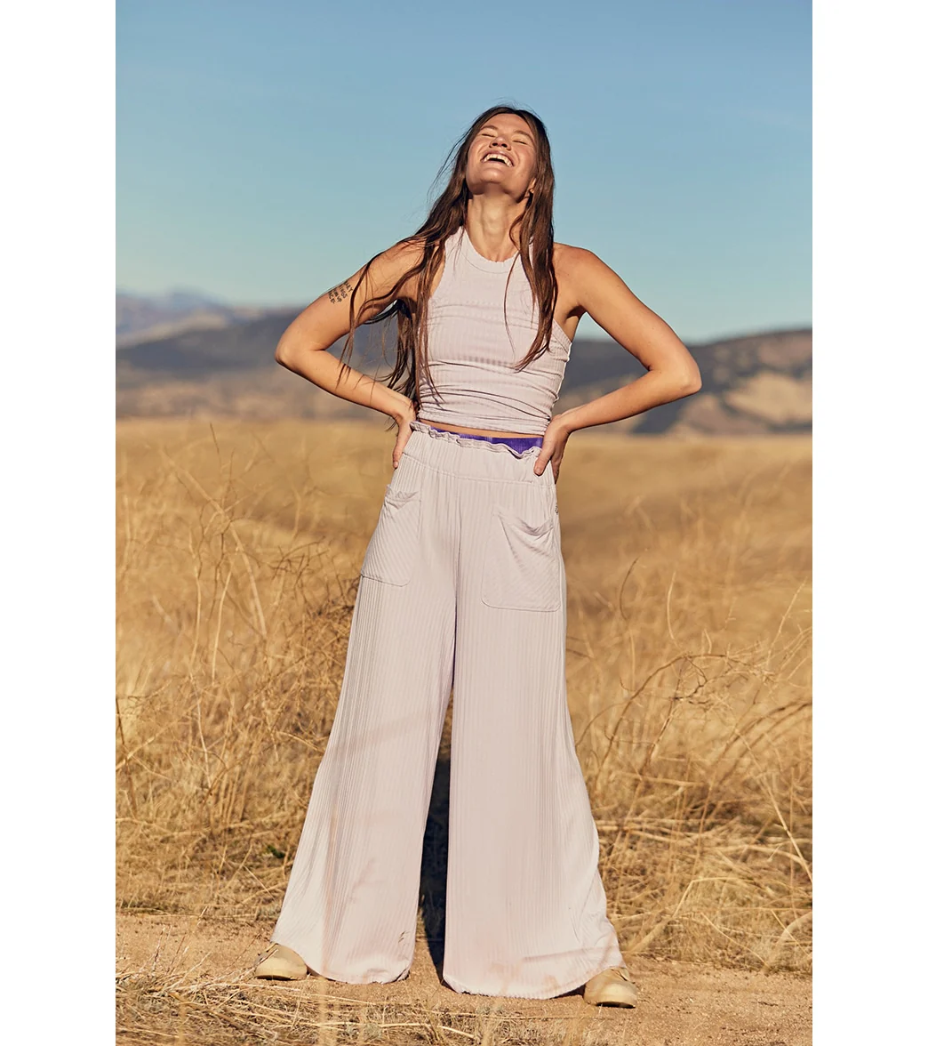 Free People Blissed Out Wide Leg Pants