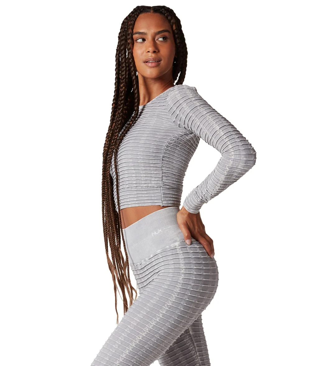 NUX Pucker Up Long Sleeve Mineral Wash