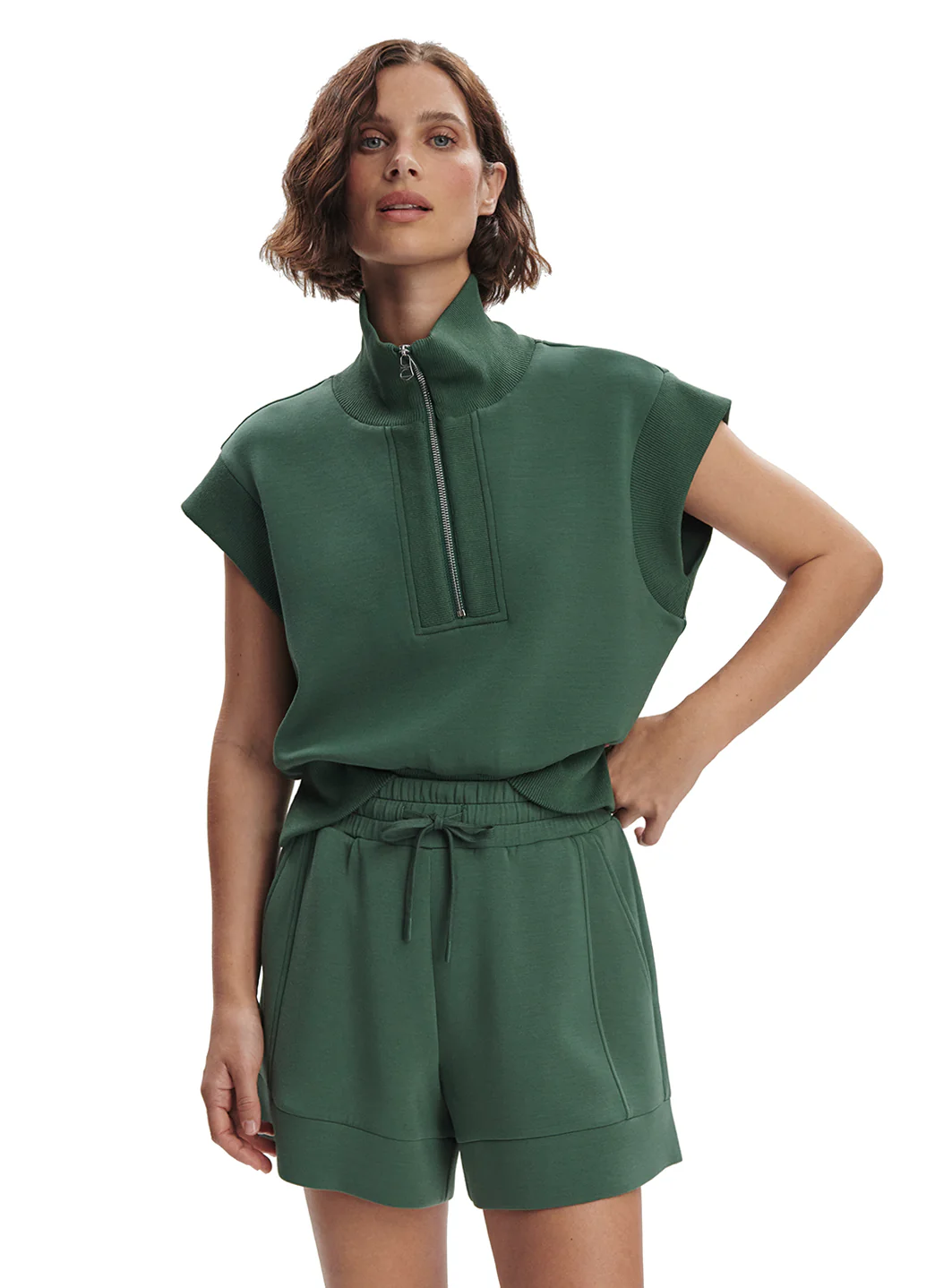 Varley Kelly Half Zip Sweater Top