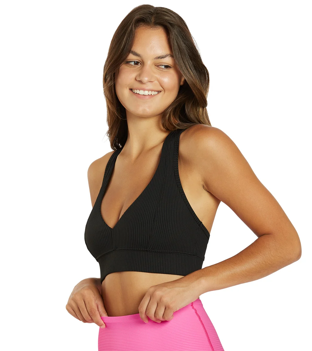 Year of Ours Tess Ribbed V Bra