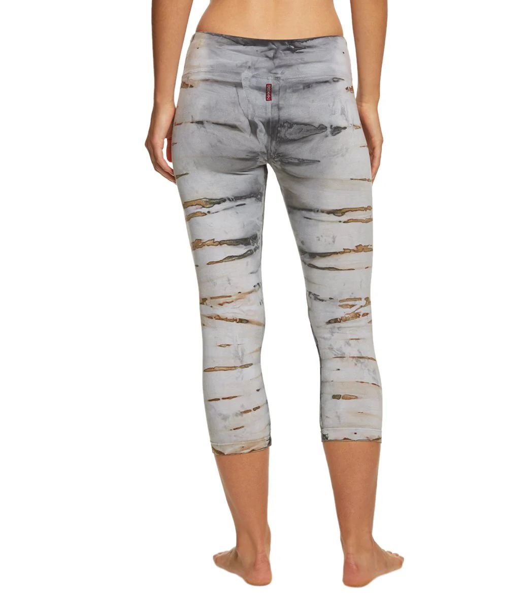 Hard Tail Flat Waisted Cotton Yoga Capris