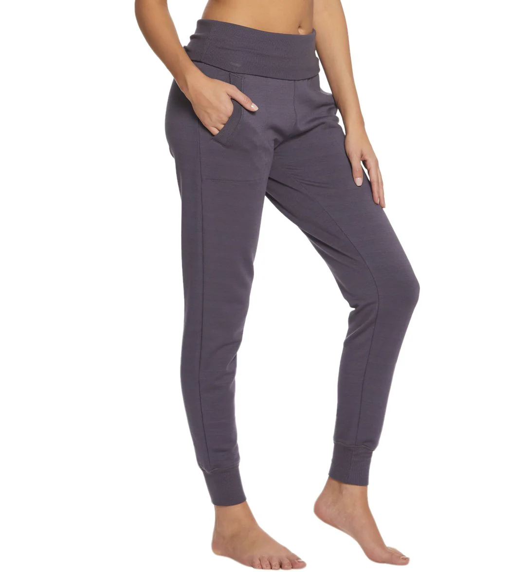 Beyond Yoga Cozy Fleece Foldover Long Sweatpant Joggers