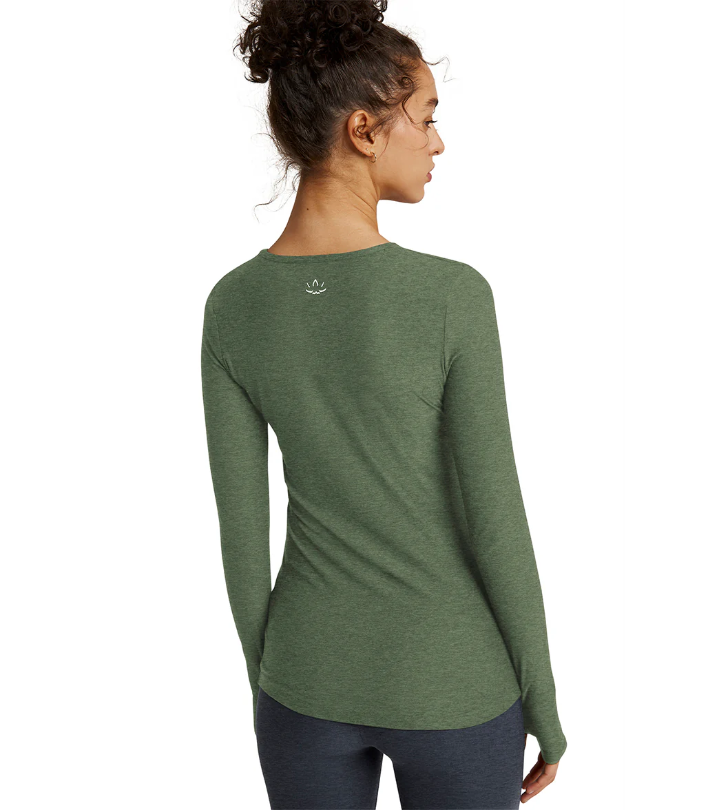 Beyond Yoga Featherweight Spacedye Classic Crew Pullover