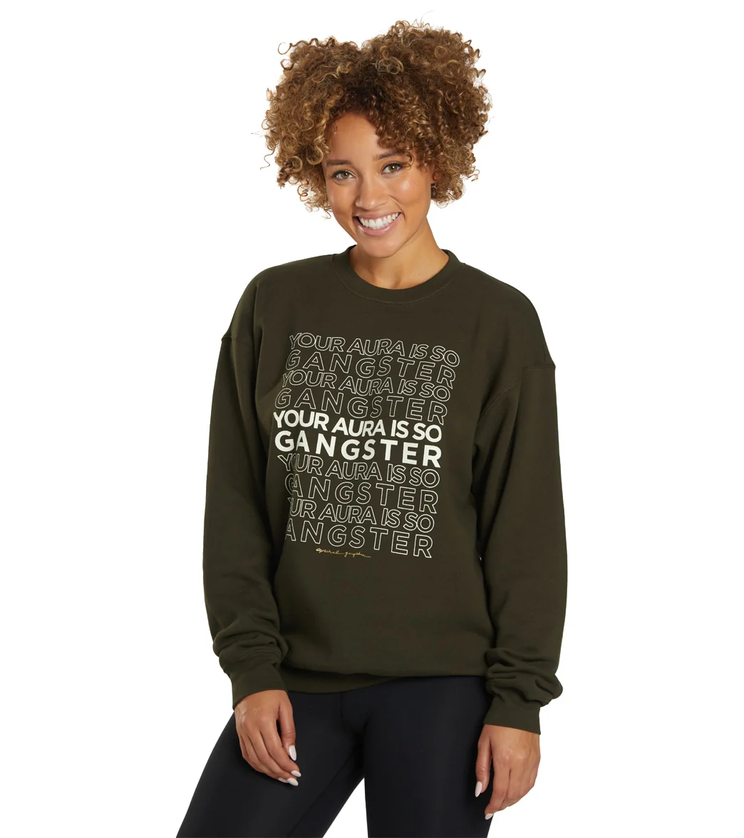 Spiritual Gangster Aura Boyfriend Pullover