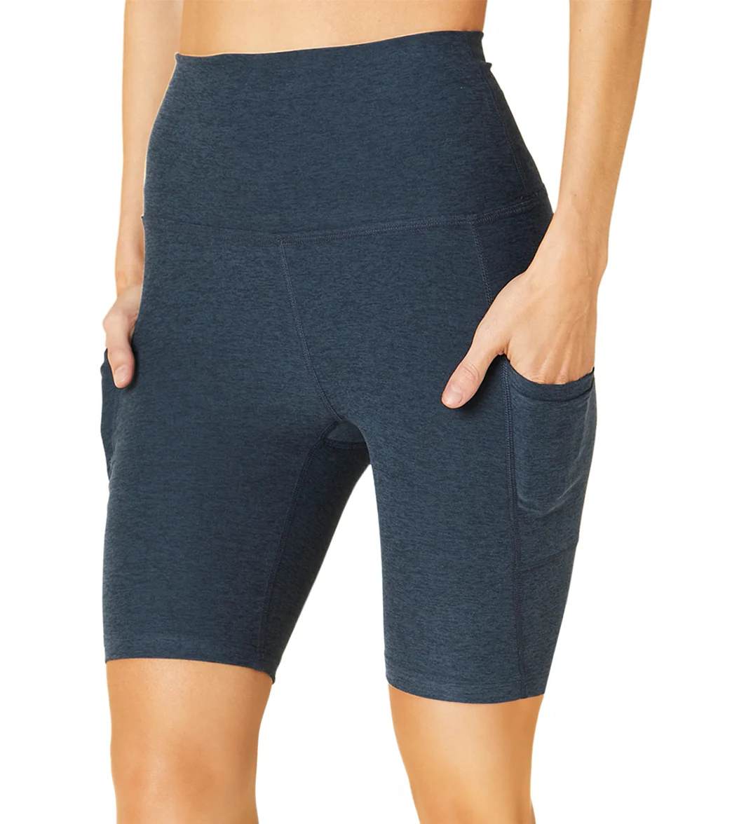 Beyond Yoga Spacedye Team Pockets High Waisted Biker Shorts