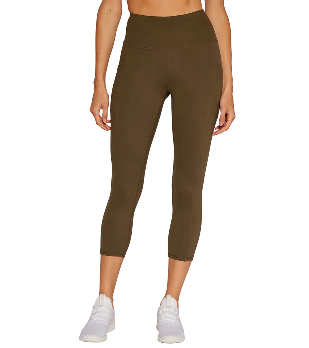 Marika Drew High Waisted Tummy Control Yoga Capris