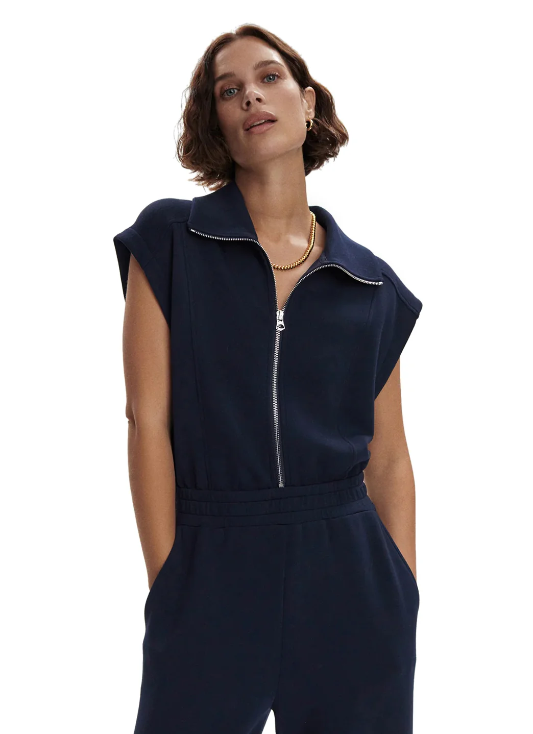 Varley Monica Half Zip Jumpsuit