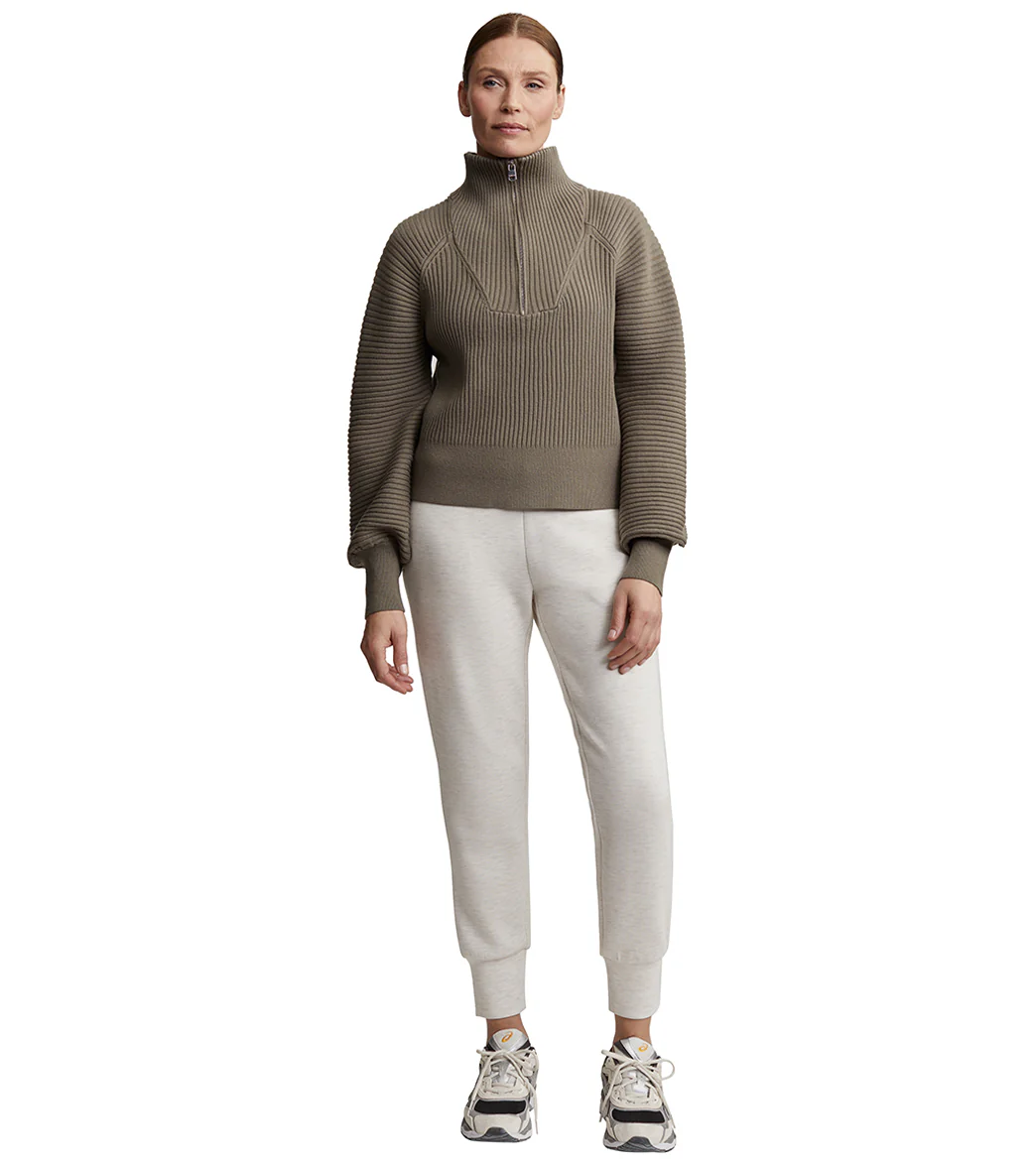 Varley Reid Half Zip Knit Sweater