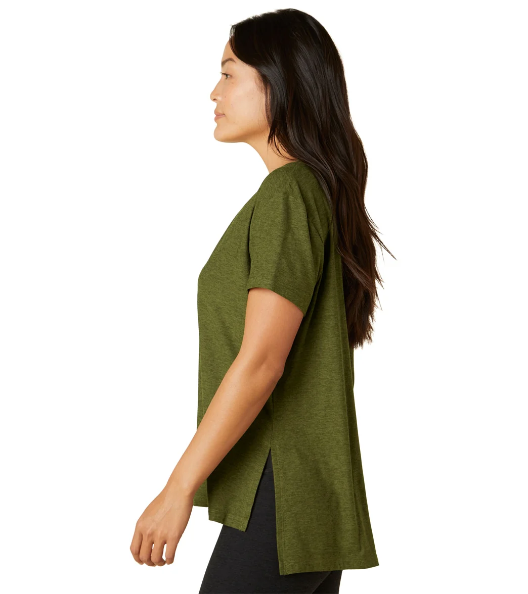 Beyond Yoga Split Up Long Tee