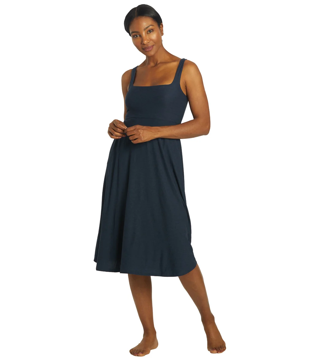 Beyond Yoga Featherweight At The Ready Square Neck Dress