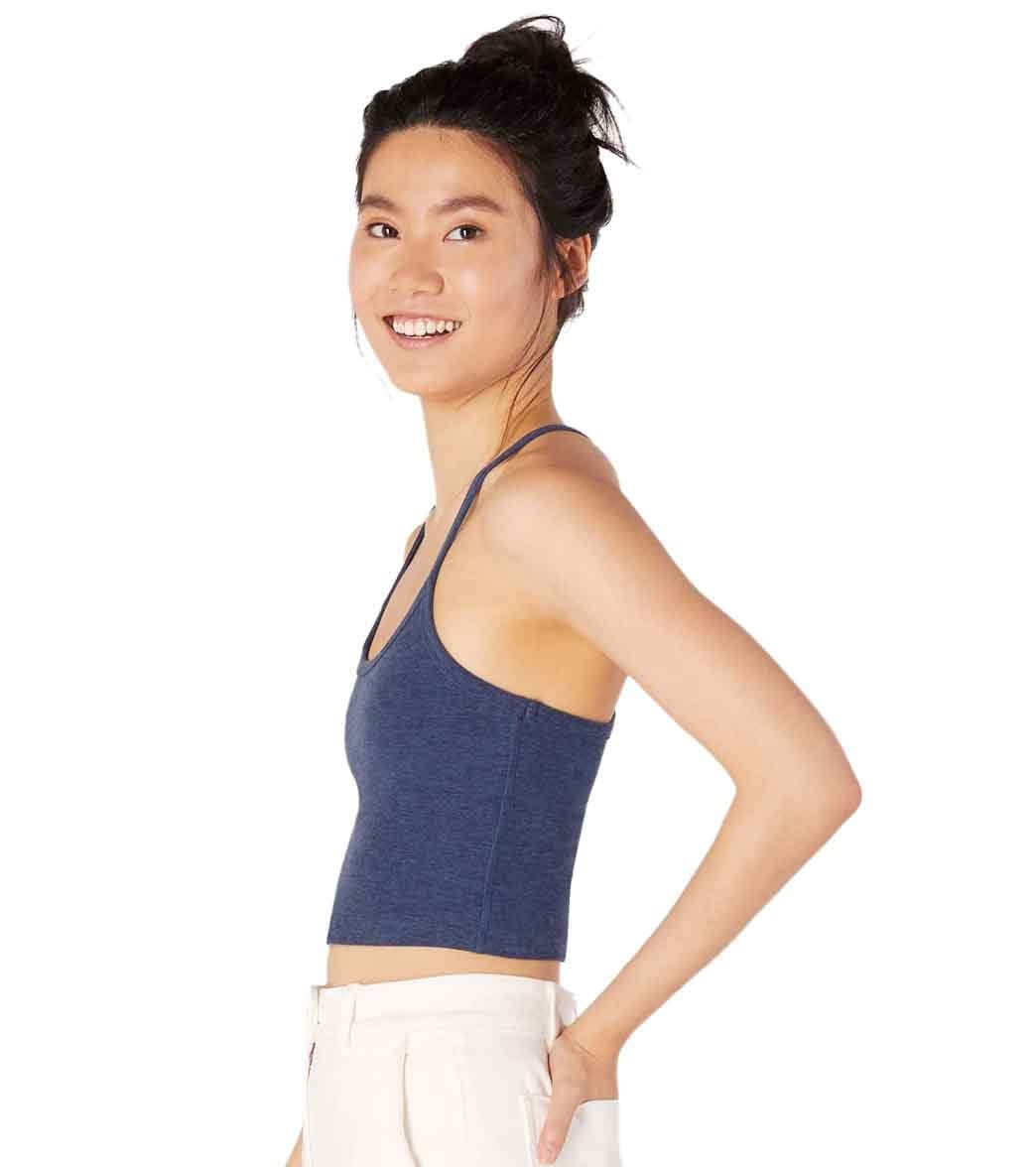 Beyond Yoga Spacedye Slim Racerback Cropped Tank Insignia Navy