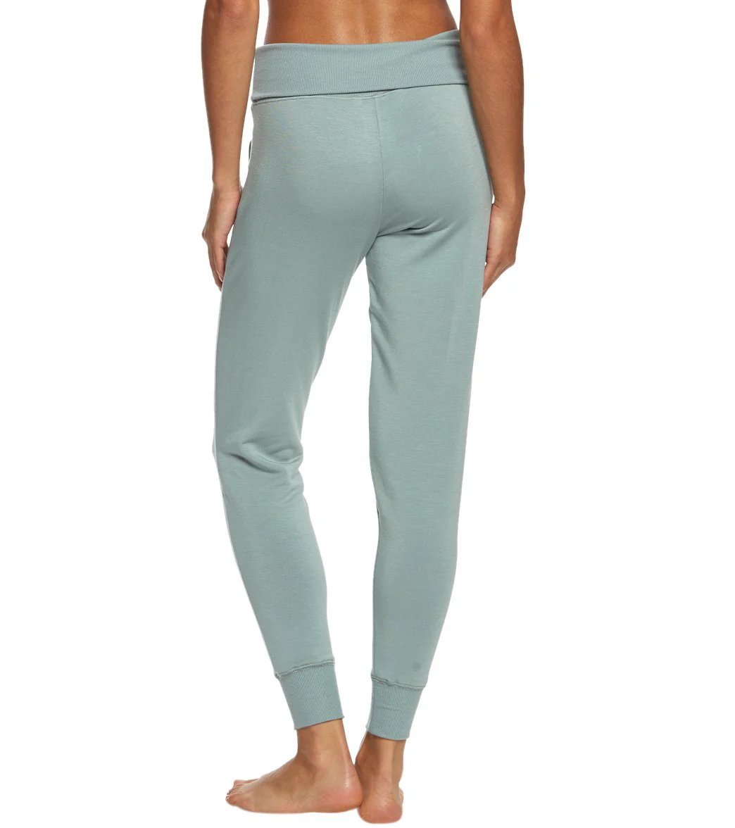 Beyond Yoga Cozy Fleece Foldover Long Sweatpant Joggers