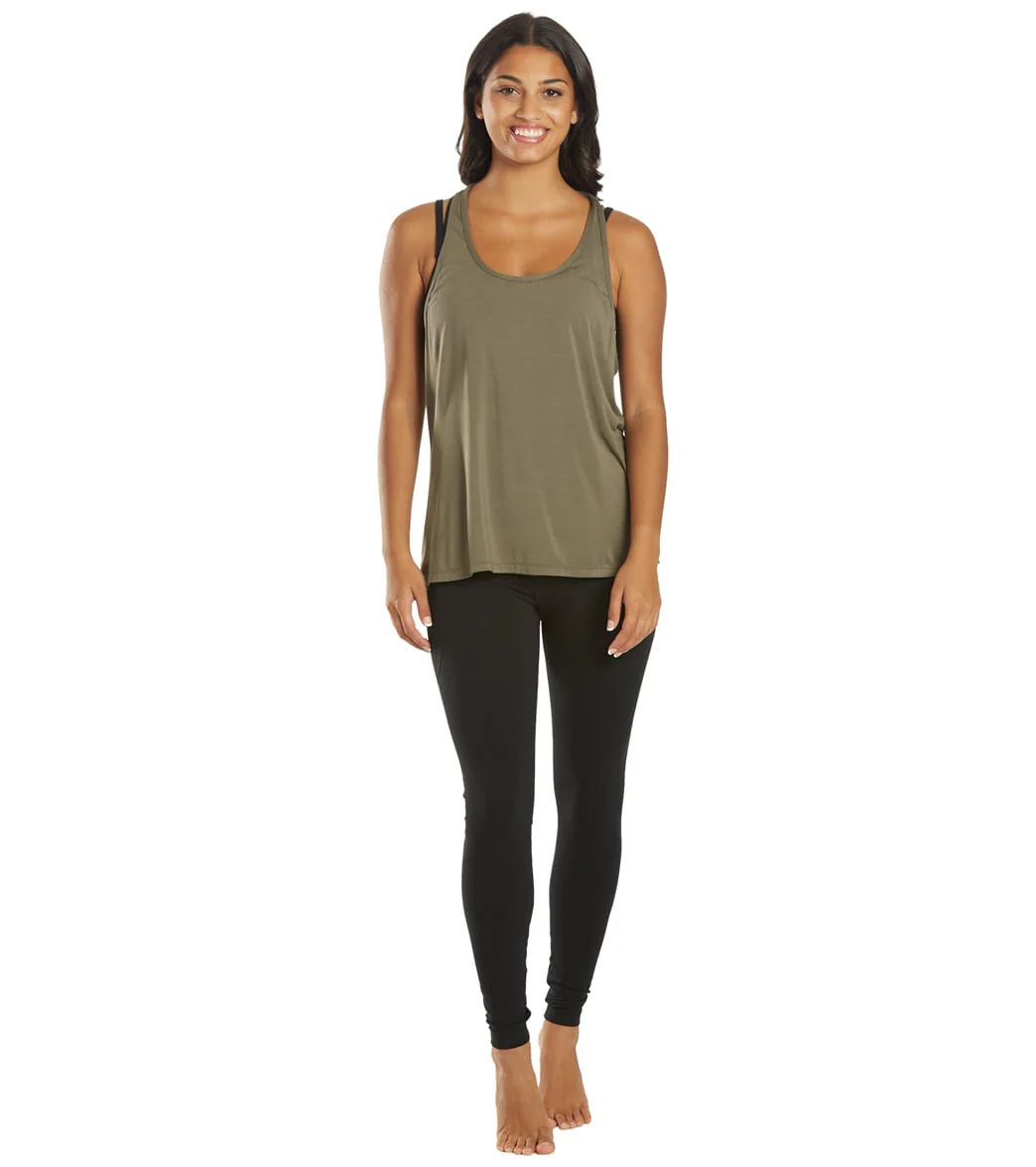 Everyday Yoga Motion Solid Racer Back Layering Tank