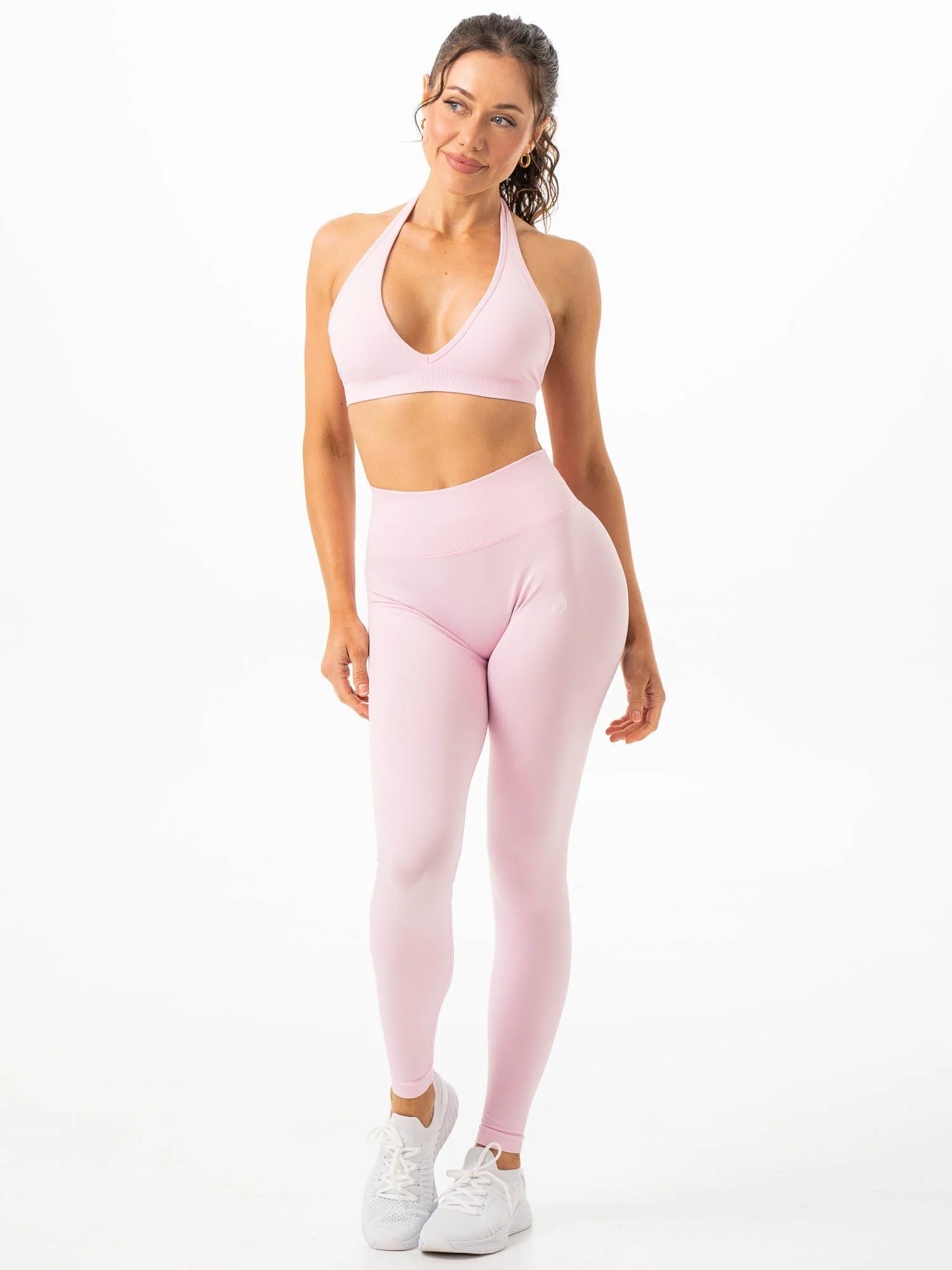 Sculpt Seamless Halter Bra - Blossom