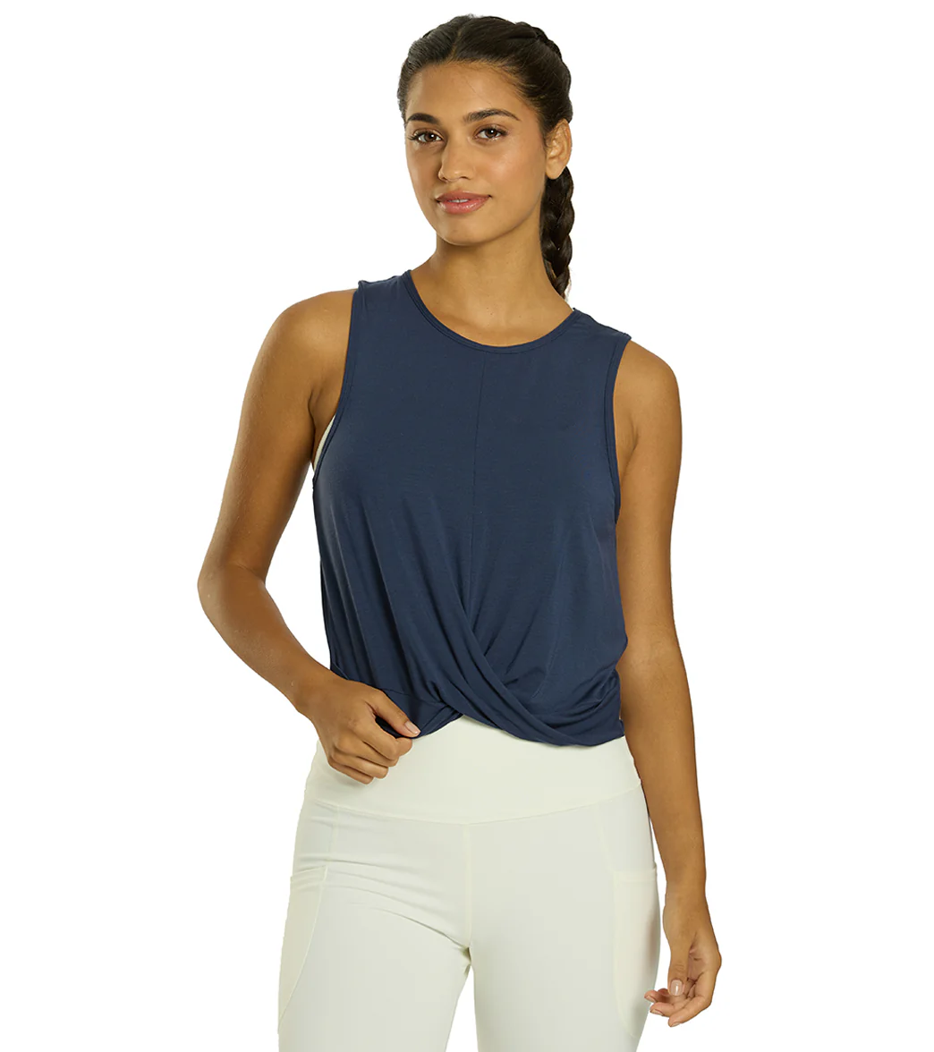 Everyday Yoga Twisted Layering Crop Tank