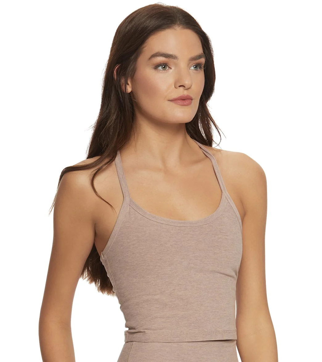 Beyond Yoga Spacedye Slim Racerback Cropped Tank Wild Wisteria/Brazen Blush