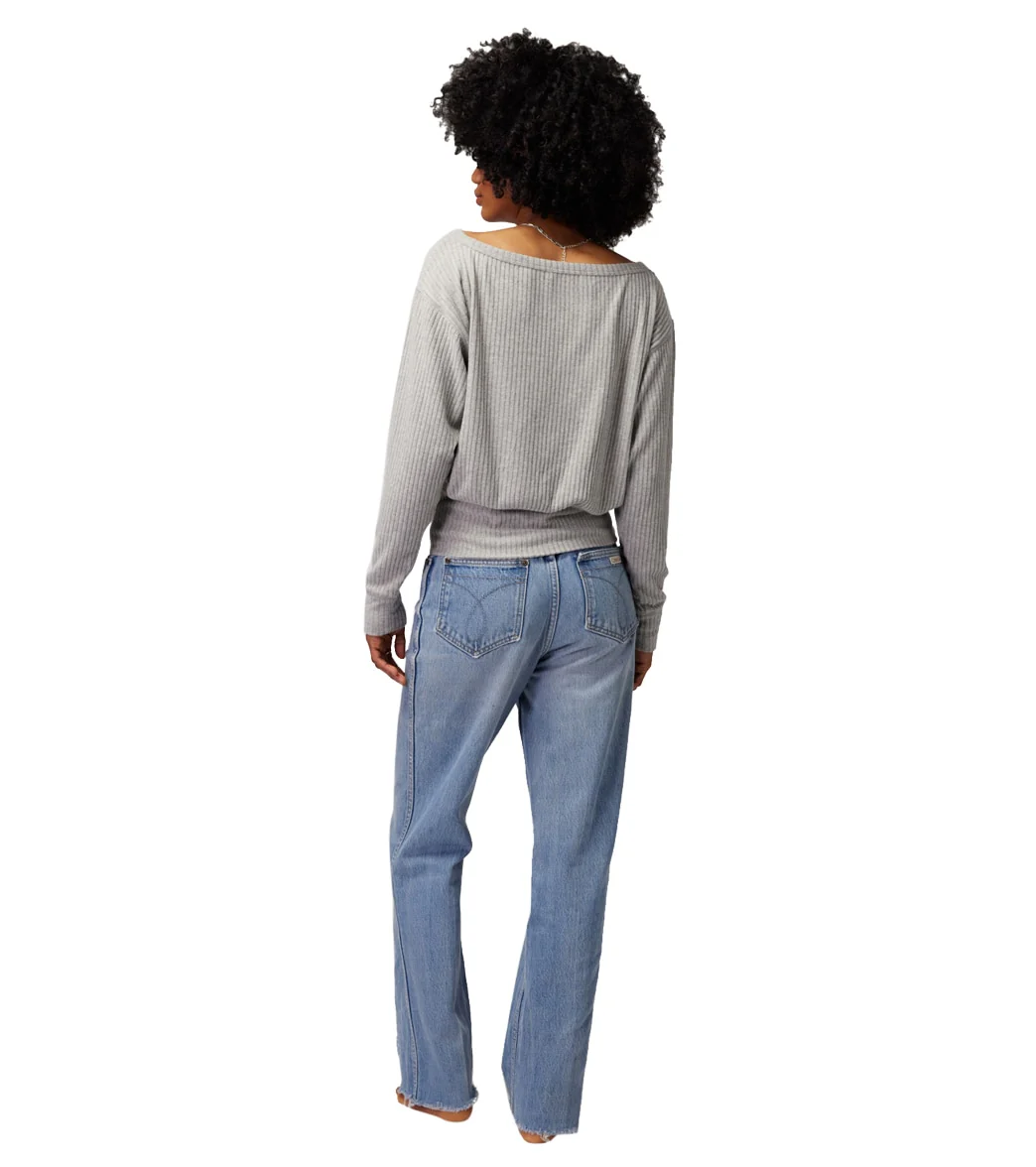 Spiritual Gangster Ballet Rib Banded Hem Vida