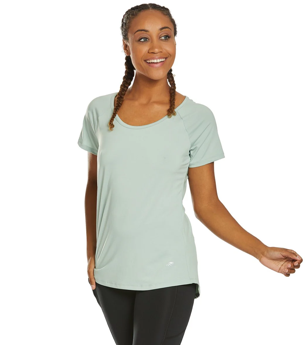 Marika Huntington Short Sleeve Yoga Tee
