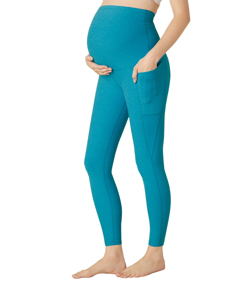 Beyond Yoga Spacedye Maternity Out of Pocket High Waisted 7/8 Leggings