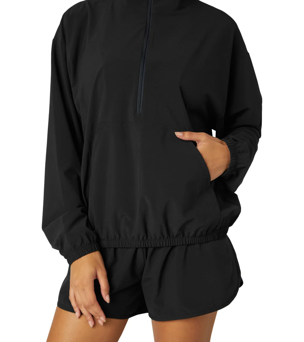 Beyond Yoga In Stride Half Zip Pullover