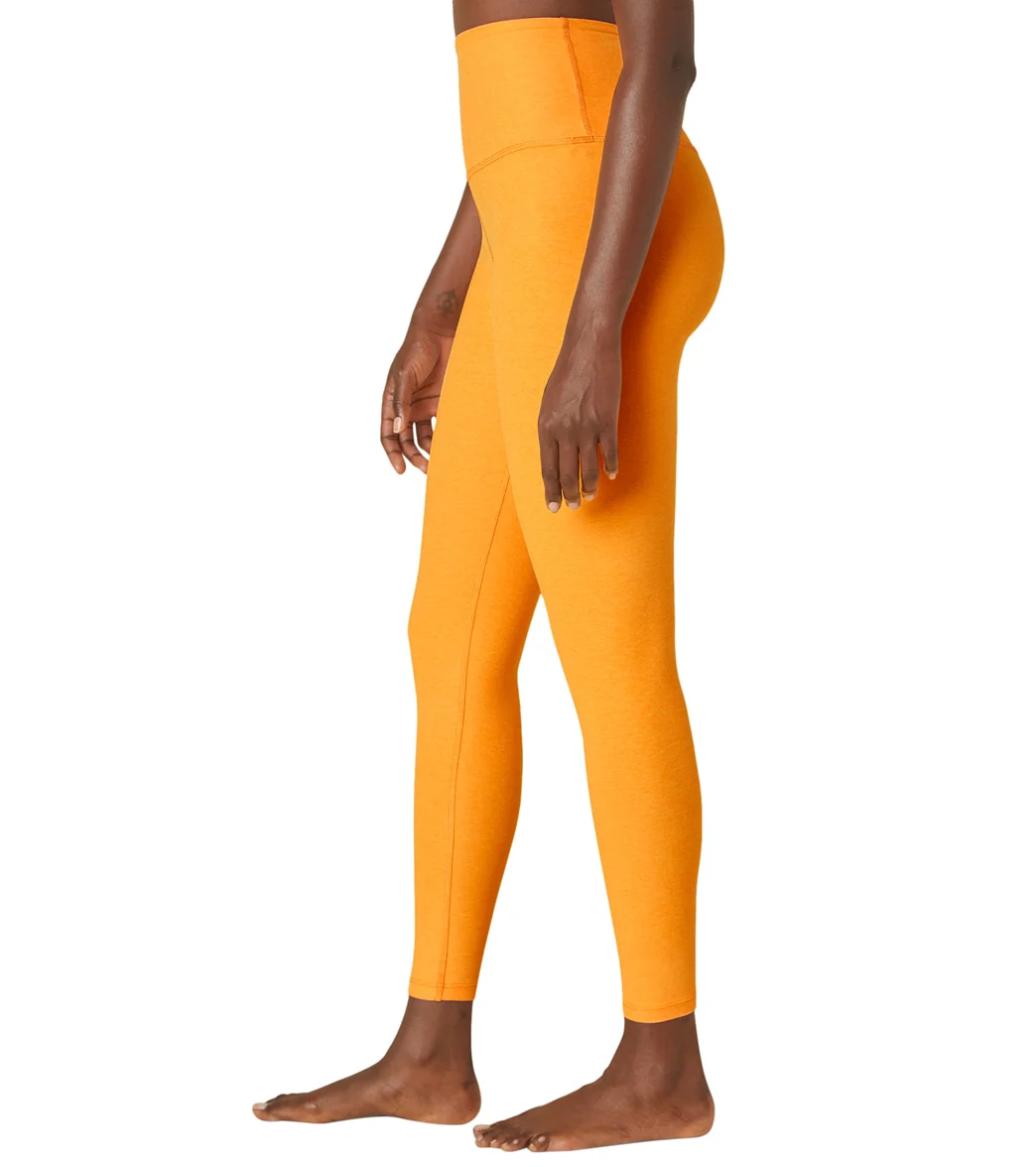Beyond Yoga Spacedye High Waisted Caught In The Midi 7/8 Yoga Leggings Mango Pop Heather