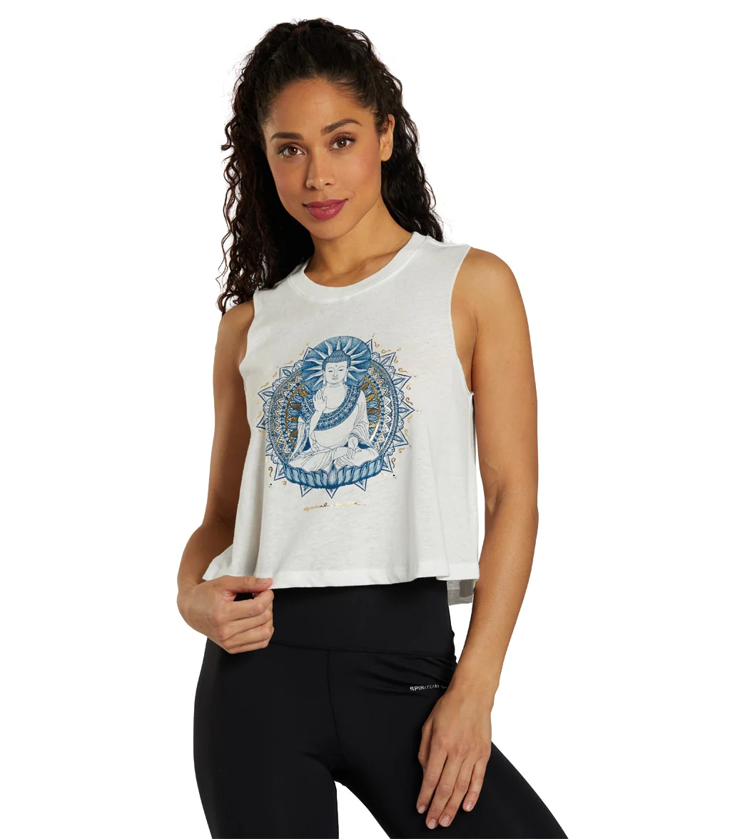 Spiritual Gangster Buddha Crop Tank