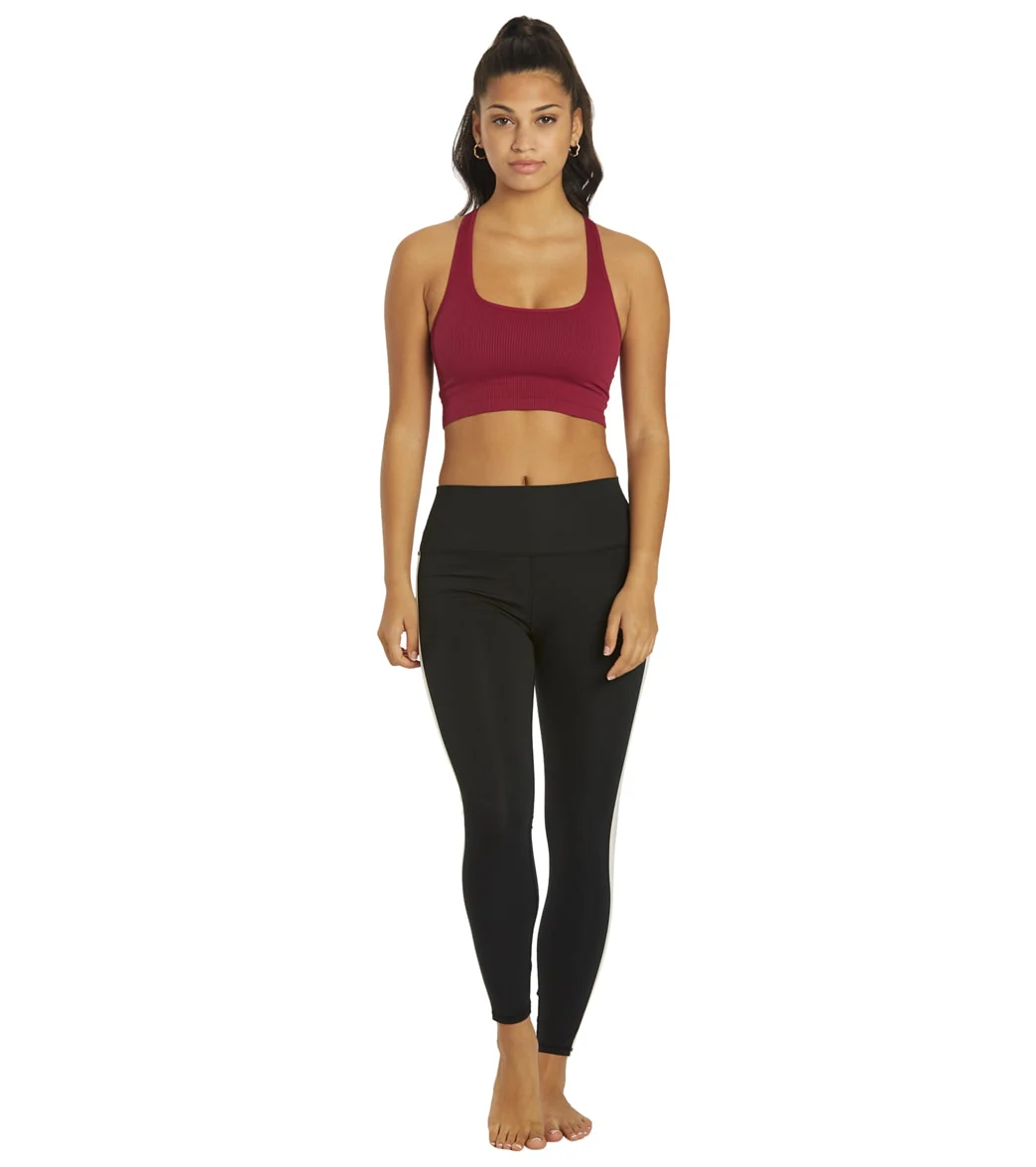 Spiritual Gangster Essential High Waisted 7/8 W Taping Legging
