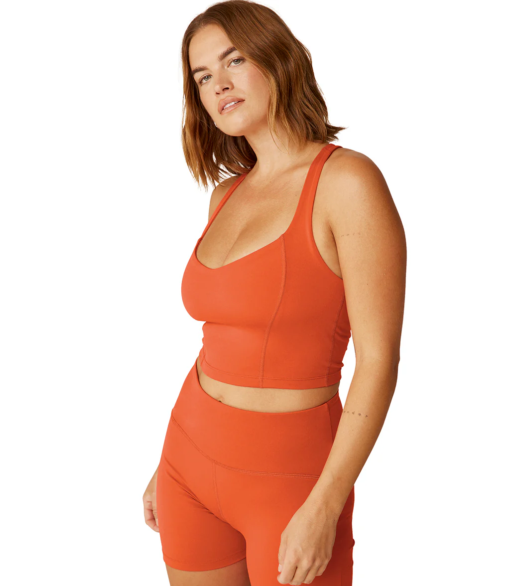 Beyond Yoga Powerbeyond Intensity Racerback Cropped Tank