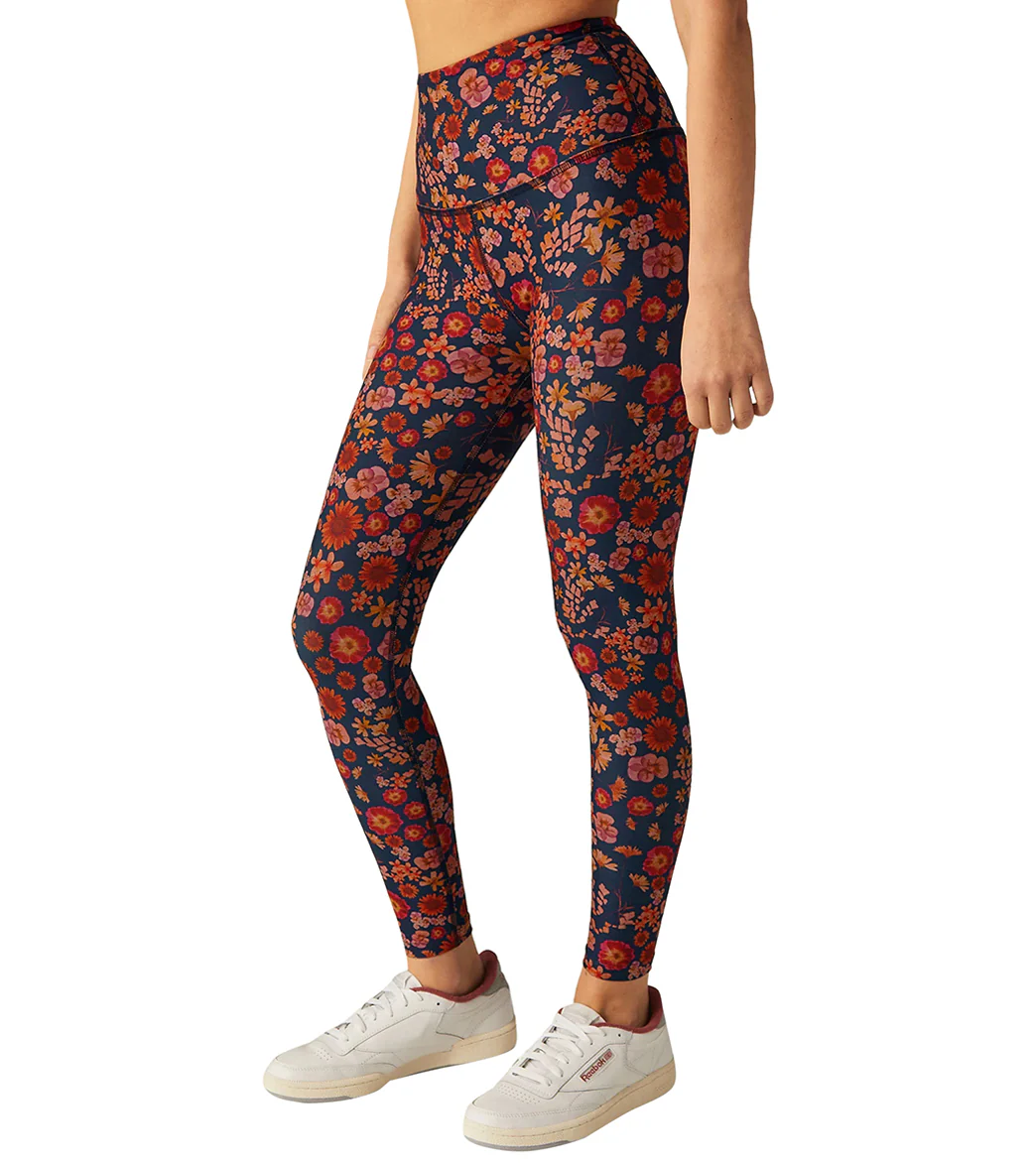 Beyond Yoga Spacedye Printed Caught In The Midi Yoga Leggings