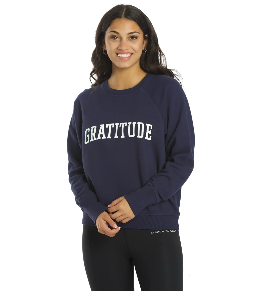 Spiritual Gangster Gratitude Bridget Raglan Pullover
