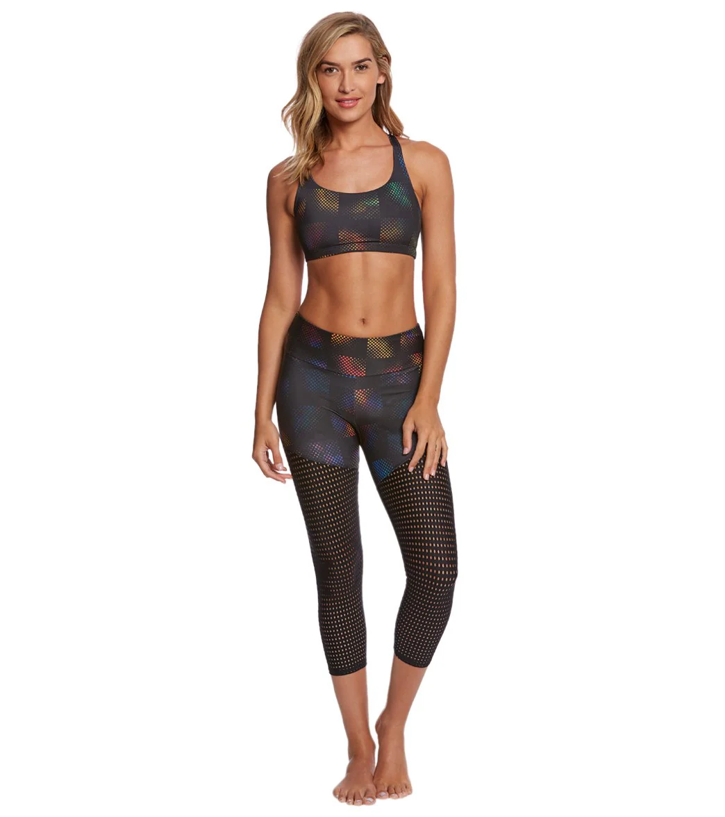 Onzie Chic Yoga Sports Bra Stained Glass