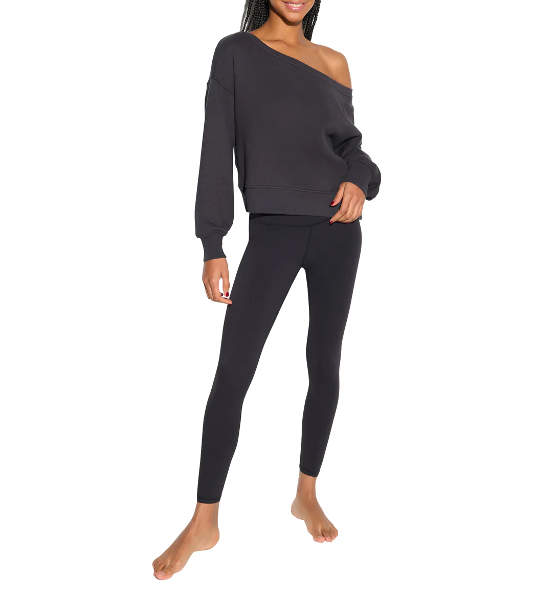 Spiritual Gangster La Vida Off Shoulder Long Sleeve