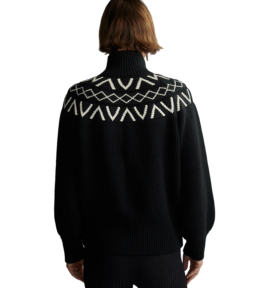 Varley Marcie Fairisle Yoke Knit