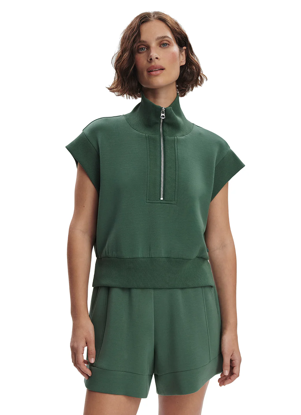 Varley Kelly Half Zip Sweater Top