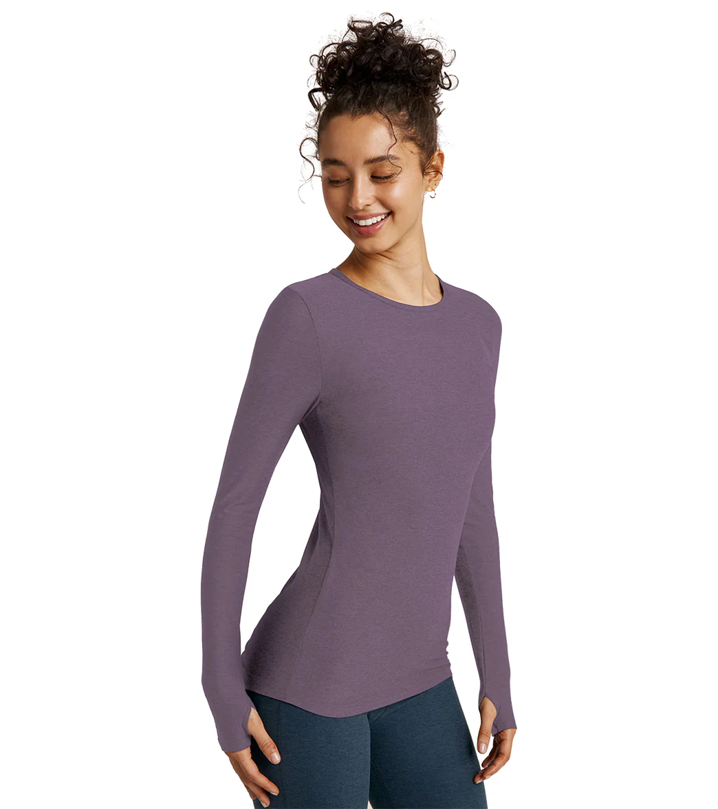 Beyond Yoga Featherweight Spacedye Classic Crew Pullover