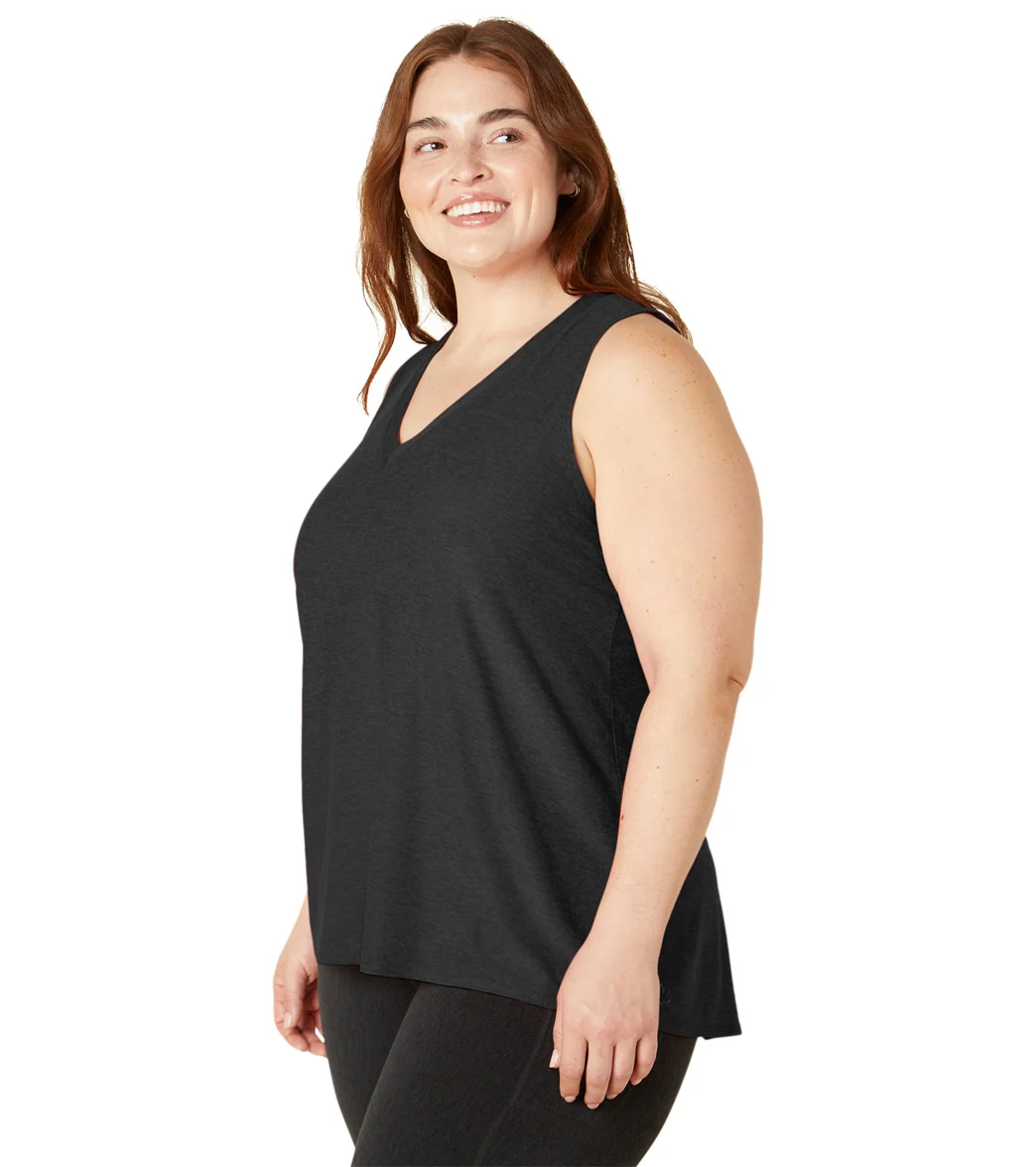 Beyond Yoga Plus Featherweight All About It Split Back Tank
