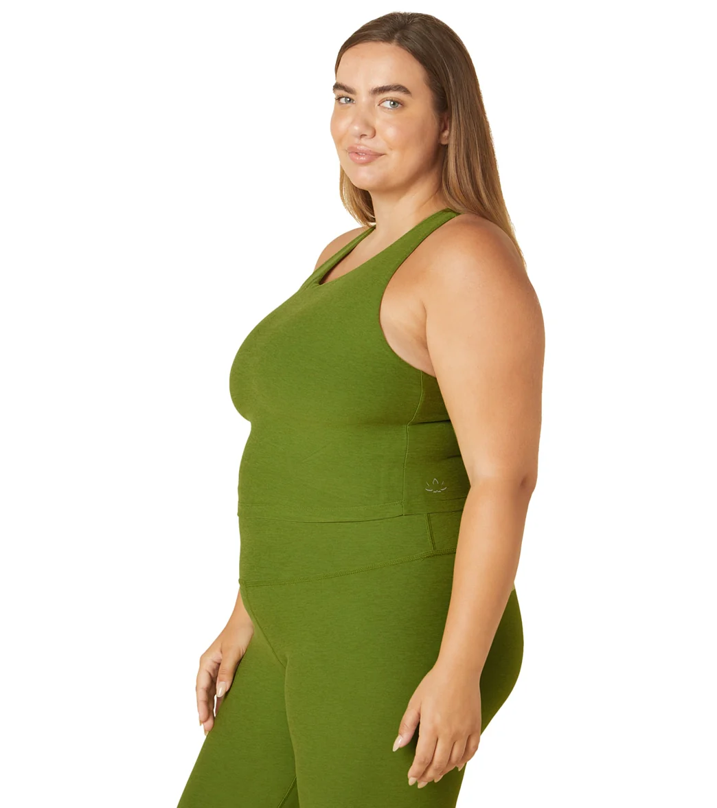 Beyond Yoga Plus Size Spacedye Focus Cropped Tank