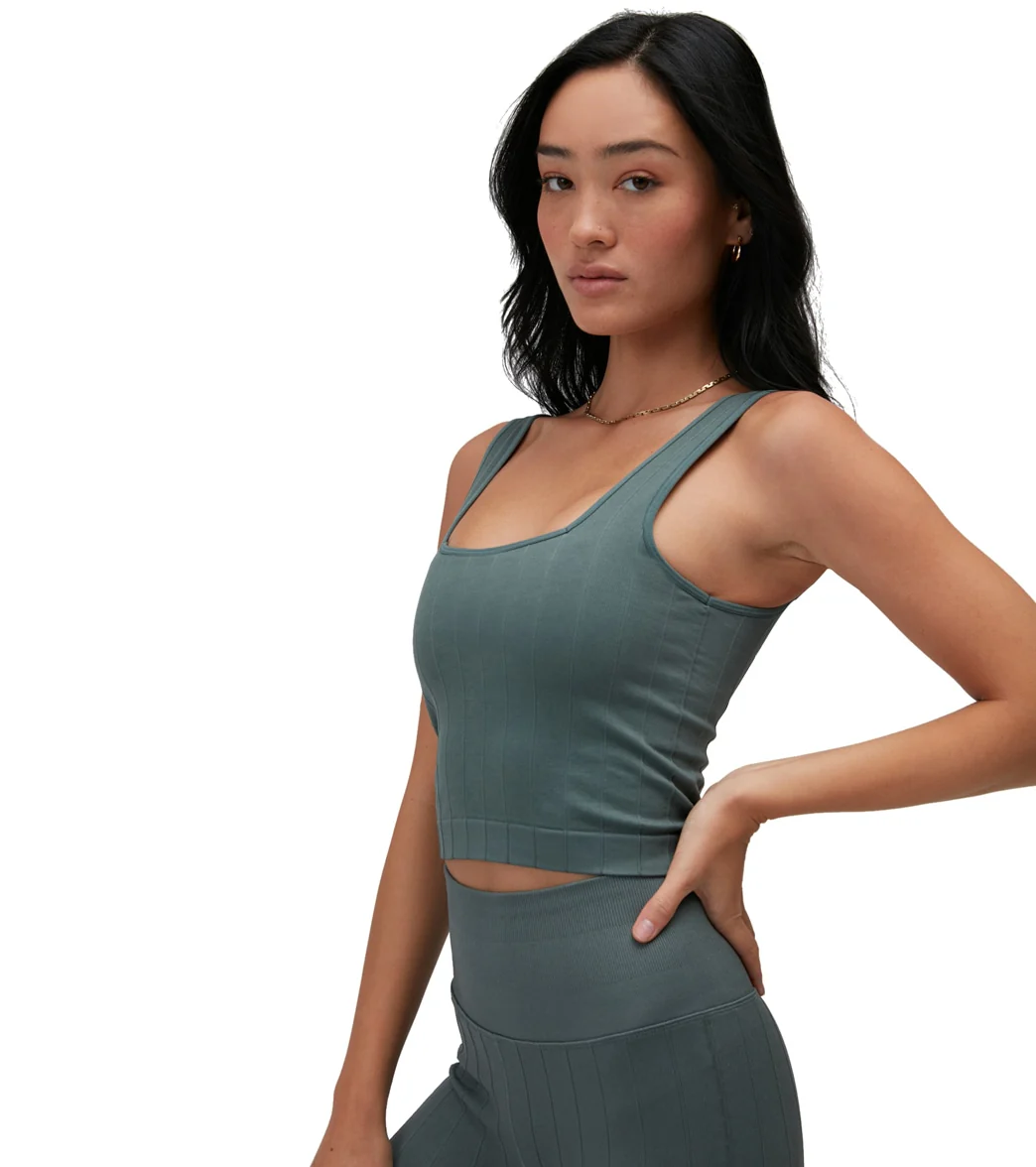 Spiritual Gangster Amara Wide Rib Seamless Tank