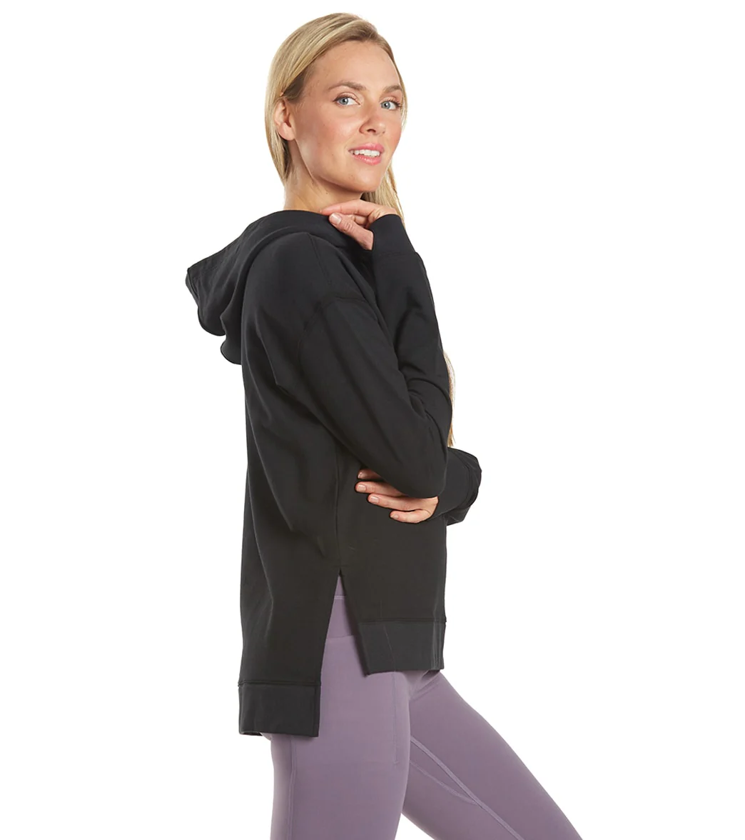 Everyday Yoga Diverse Solid Hi-Low Hooded Sweatshirt