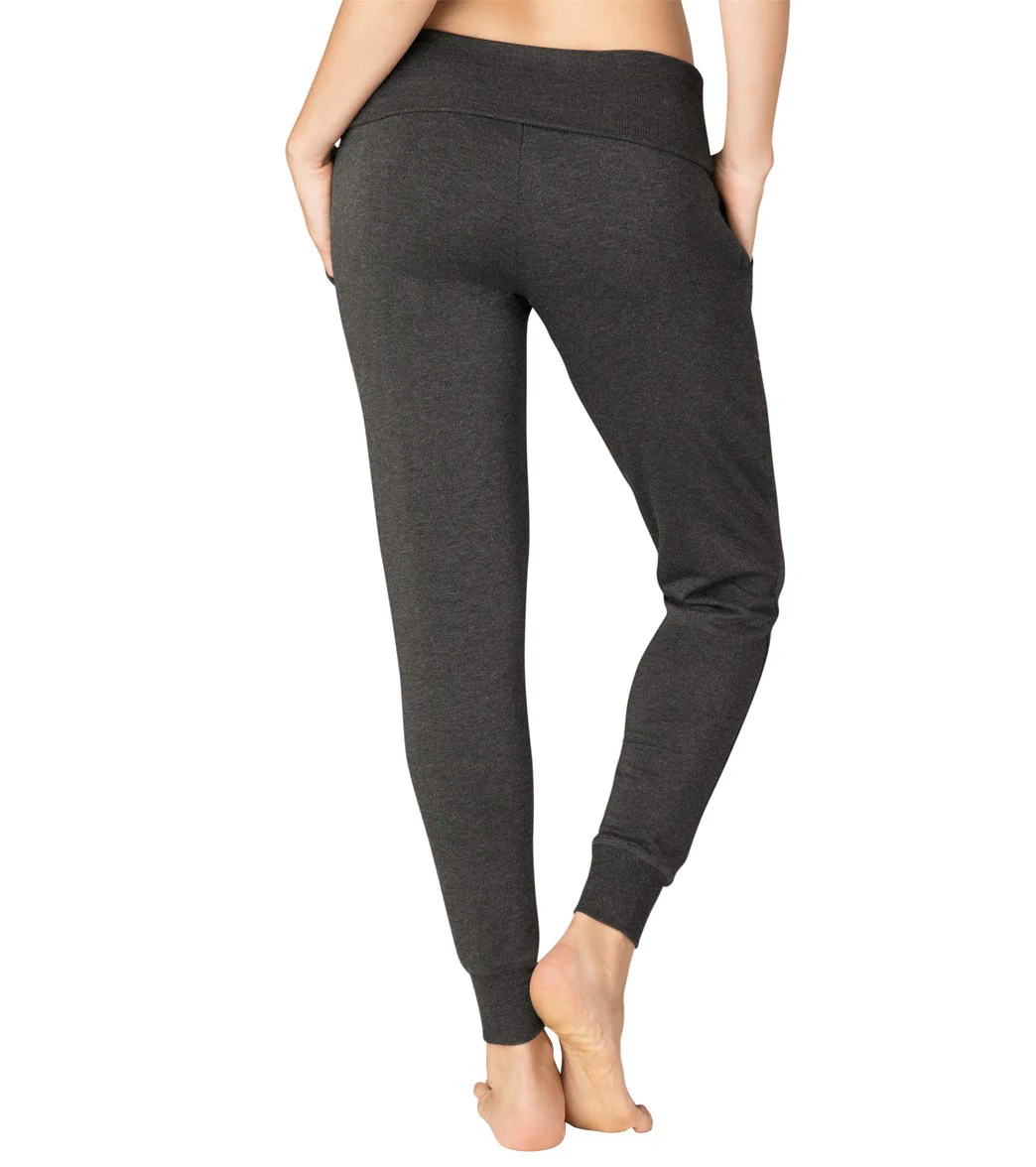 Beyond Yoga Cozy Fleece Foldover Long Sweatpant Joggers