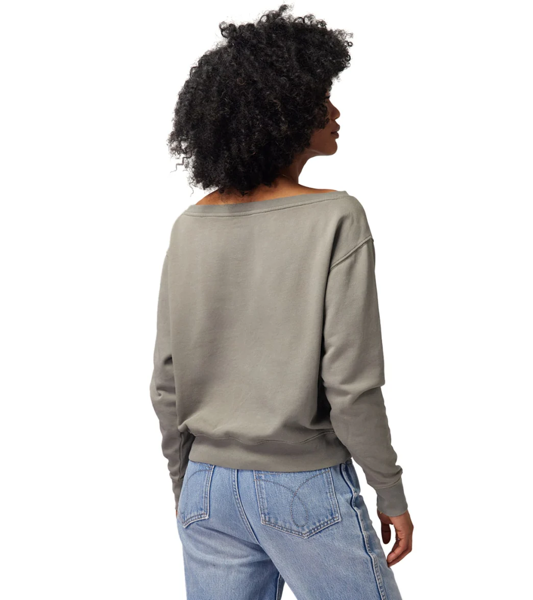 Spiritual Gangster Vida Off Shoulder Long Sleeve Top