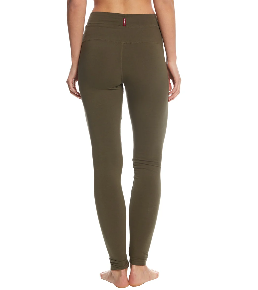 Hard Tail High Waisted Cotton Ankle Yoga Leggings