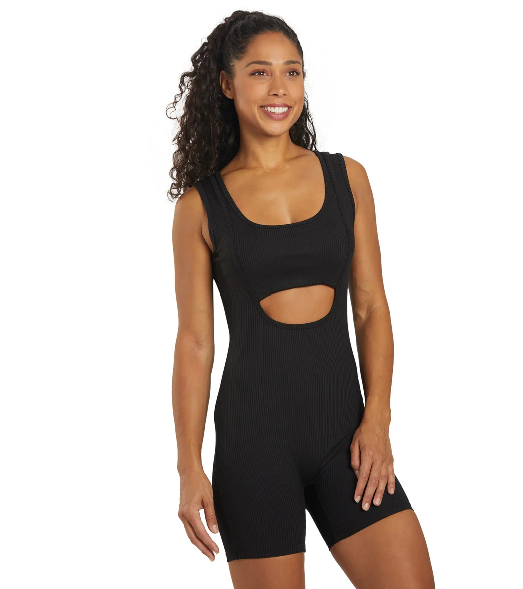 Year of Ours Ribbed Biker Onesie