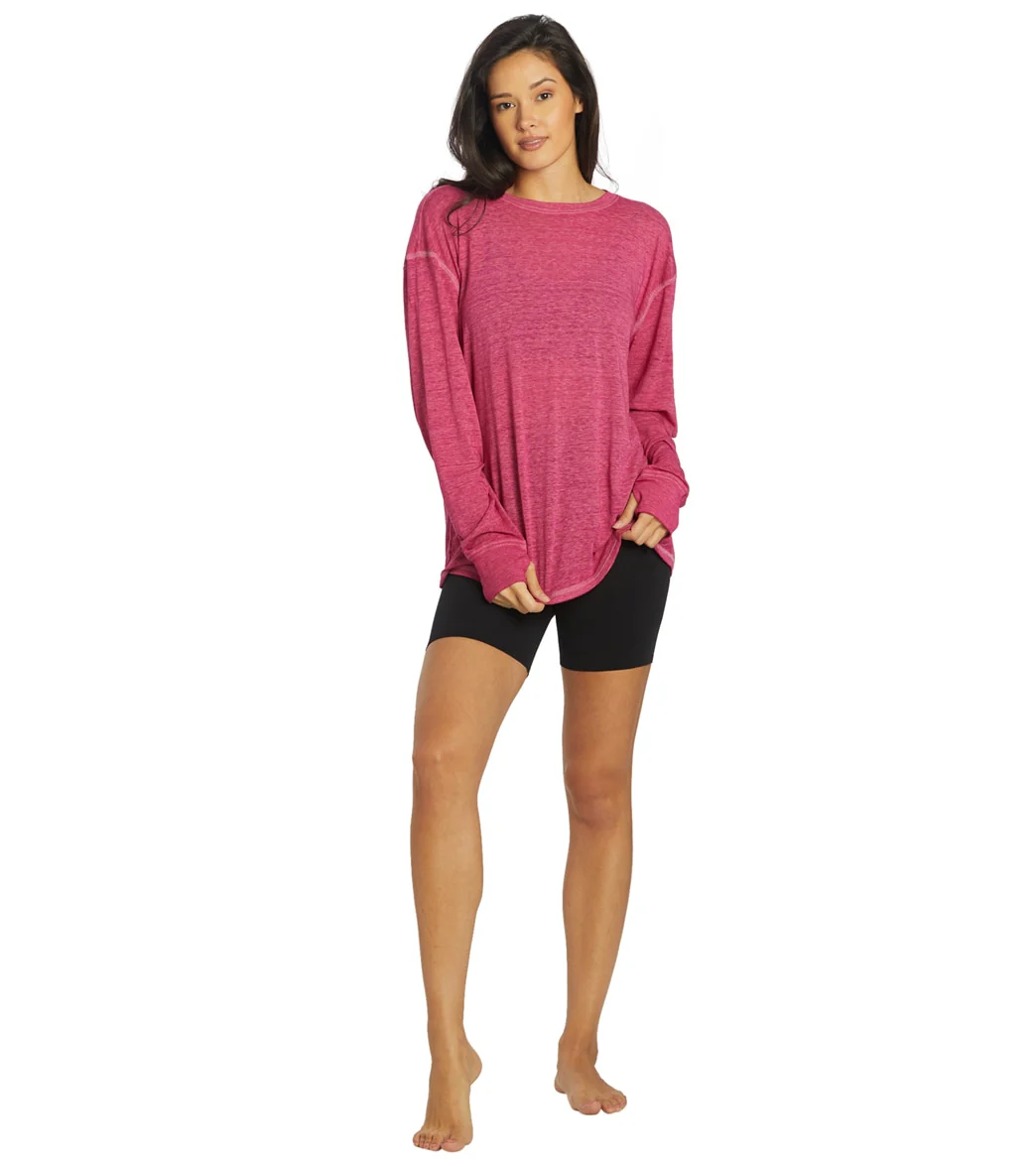 Free People Keep Rolling Long Sleeve Top