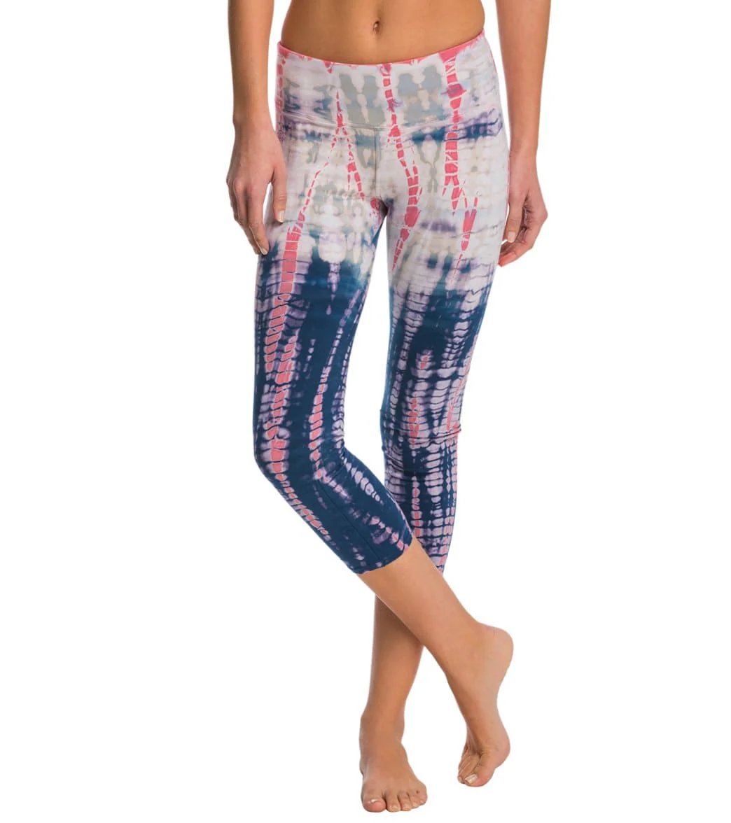 Hard Tail Flat Waisted Cotton Yoga Capris